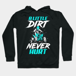 A Little Dirt Never Hurt Funny Motocross Dirt Bike Hoodie